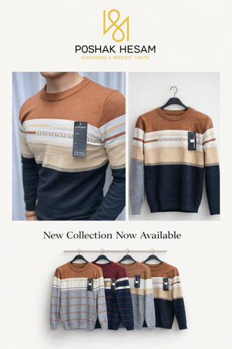 بلوز گپ مردانه وارداتی لاکرا طرح راه راه