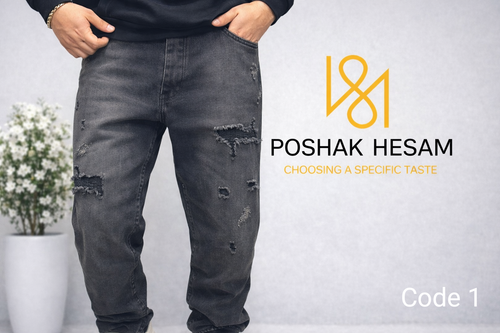 شلوار مام فیت مردانه شیک مدل زاپدارسنگشورجنس پارچه پر