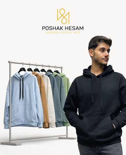 هودی باکسی اسپورت داخل کُرک گِرم بالا پارچه وارداتی رنگبندی