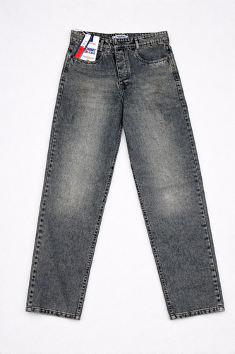 شلوار جین نیم بگ سنگشور پارچه وارداتی