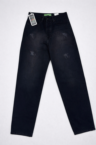 شلوار جین نیم بگ سنگشور پارچه وارداتی