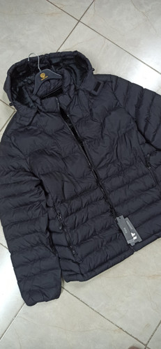 کاپشن مدل لوله ای مردانه آستر خز داخل کار الیاف وارداتی جنس پارچه شمعی