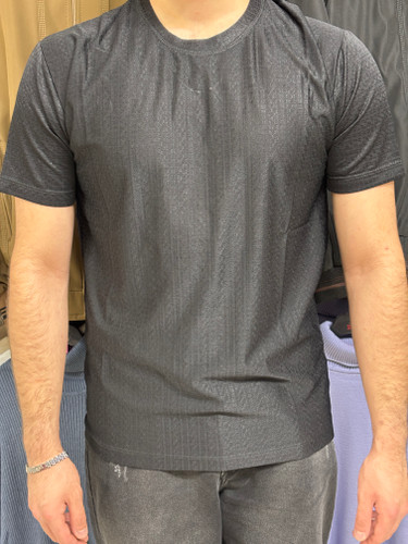 تی شرت مردانه یقه گرد لاکرا اندامی