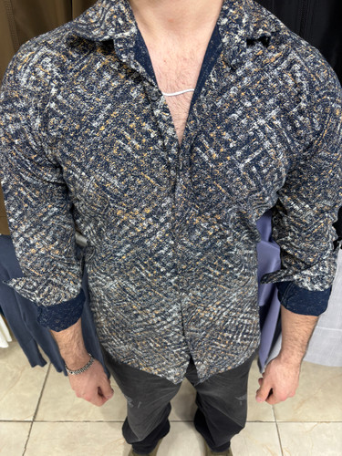 پیراهن اندامی مردانه پارچه کشی 65٪ نخ